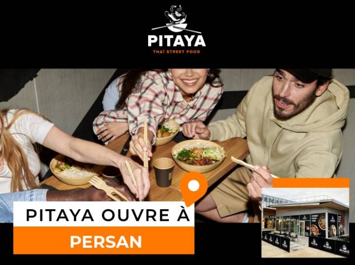 Persan adopte le food Thai avec Pitaya