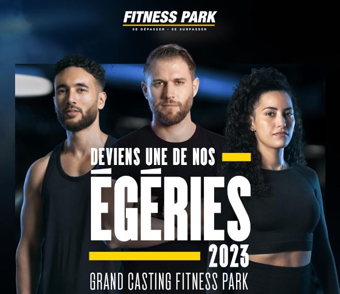 Fitness Park relance le casting pour recruter ses égéries 2023