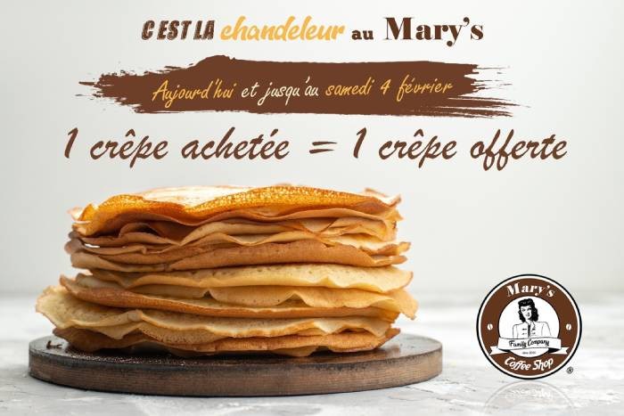 C'est la chandeleur chez Mary’s Coffee Shop
