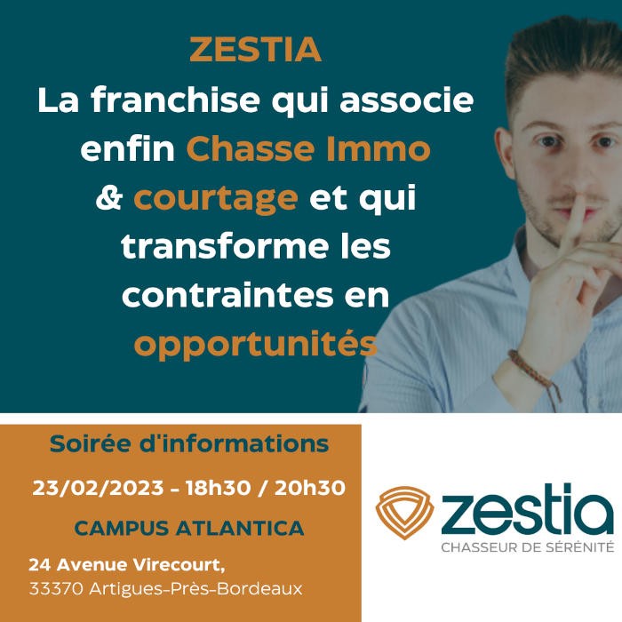 ZESTIA organise une réunion d’information le 23 février 2023