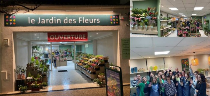 Des multi-franchisés Le Jardin des Fleurs inaugurent un nouveau magasin en Vendée