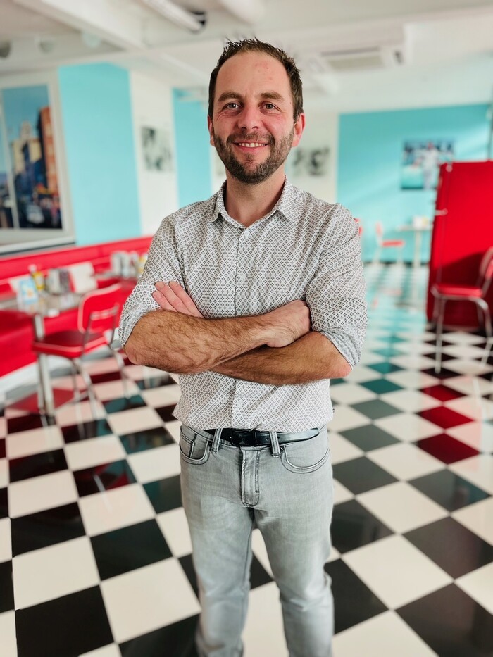 Portrait de Franck Cottet, franchisé Holly’s Diner depuis 2023