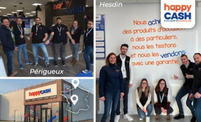 Happy Cash s’installe à Hesdin et à Périgueux