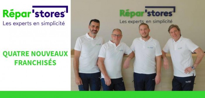 Repar’stores accueille 4 nouveaux franchisés