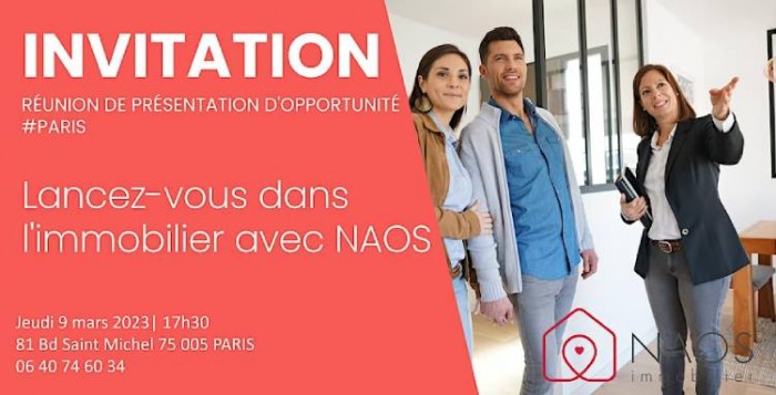 Naos Immobilier organise une réunion d’information à Paris