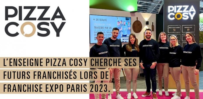 Pizza Cosy accueille ses futurs franchisés au salon Franchise Expo Paris 2023