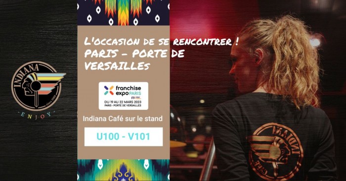 Indiana Café au salon Franchise Expo Paris 2023