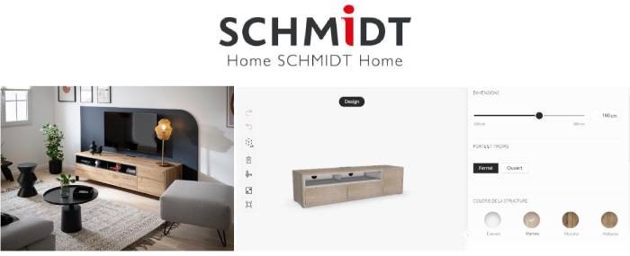 Nouveautés 2023 : lancement du configurateur en ligne Schmidt