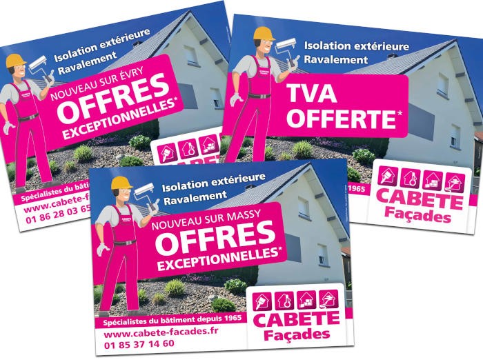 CABETE Façades : une campagne d’affichage pour promouvoir une offre promotionnelle