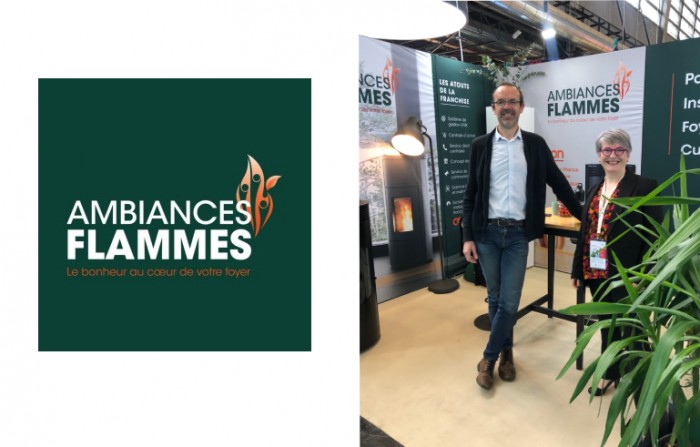 Une première participation réussie au salon de la franchise pour Ambiances Flammes