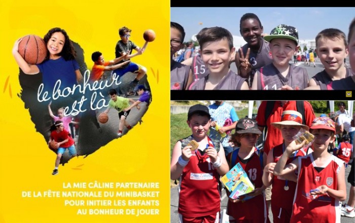La Mie Câline partenaire de la Fête Nationale du MiniBasket