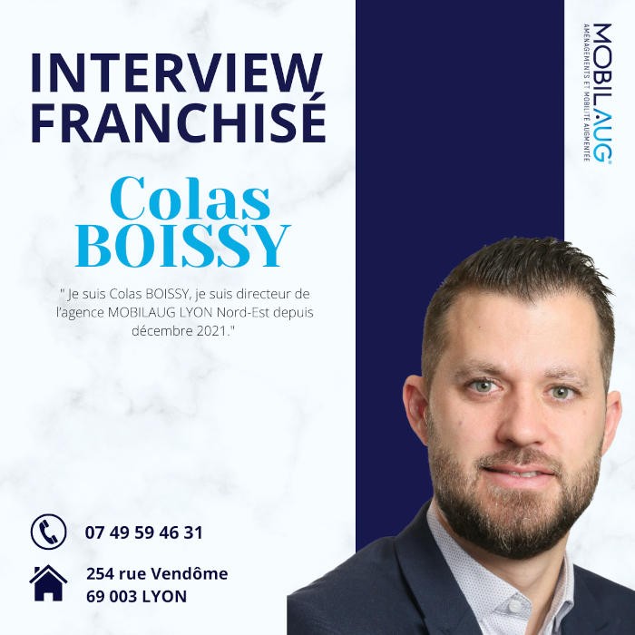 « Une fois validés, nous sommes accompagnés », Colas Boissy, franchisé MOBILAUG® à Lyon