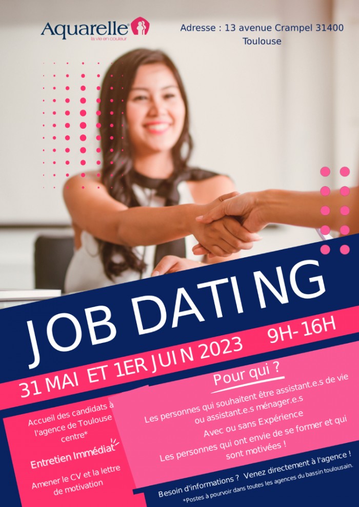 Aquarelle organise un Job Dating pour renforcer ses équipes