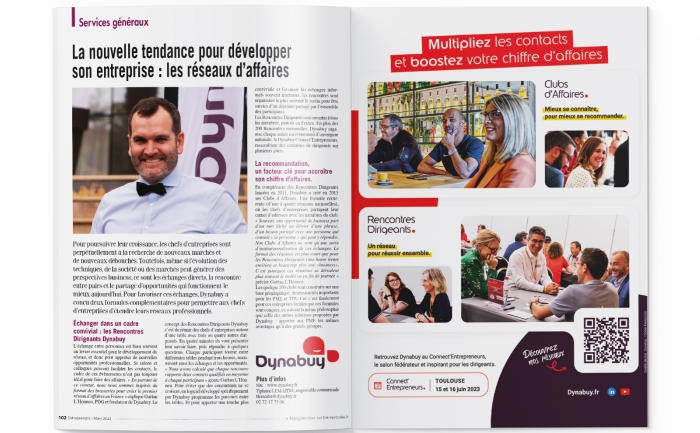 Dynabuy s’offre une publication dans le magazine Entreprendre