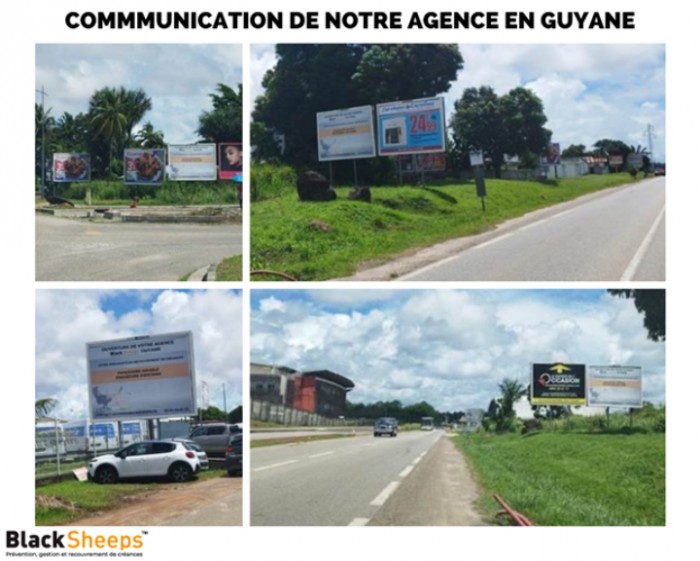 Une campagne publicitaire d'envergure Pour Blacksheeps à Matoury