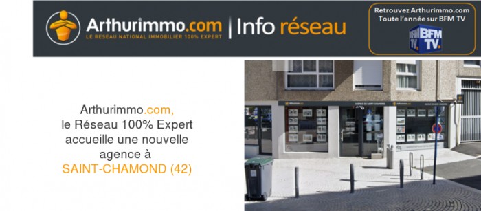 Arthurimmo.com poursuit sa dynamique de développement à Saint-Chamond en Auvergne-Rhône-Alpes