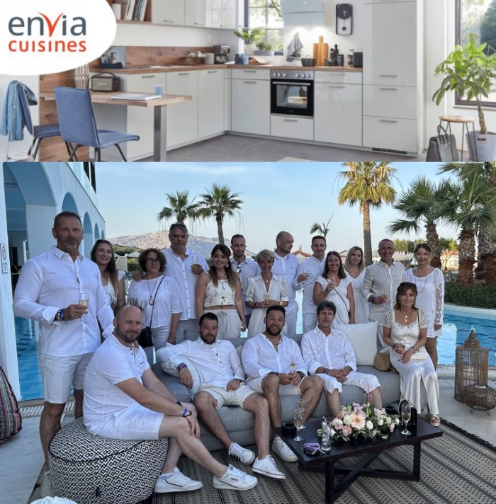Tous les membres d'Envia Cuisines réunis à l'île de Rhodes