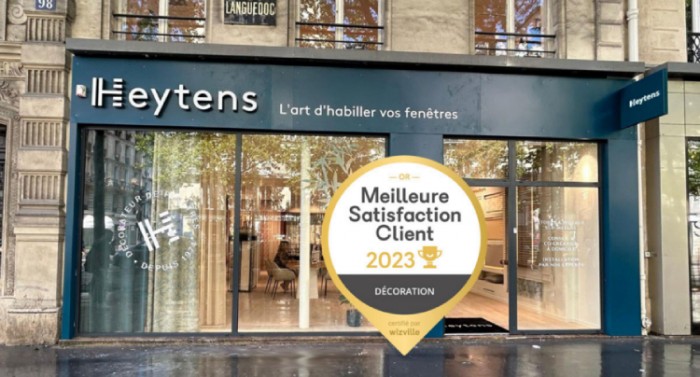 Heytens obtient le prix de la meilleure satisfaction client en 2023