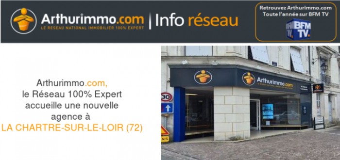 Un nouvel Expert Arthurimmo.com s'implante à La Chartre-sur-le-Loir