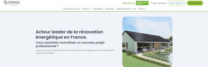 Préservation du Patrimoine Energie tiendra un stand au Forum Franchise Lyon 2023
