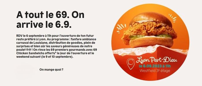 Popeyes Lyon Part-Dieu : un 4e restaurant français pour l’enseigne