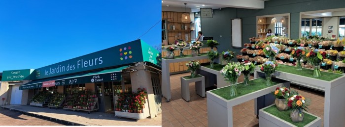 Le magasin Le Jardin des Fleurs à Bordeaux fait peau neuve