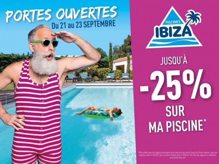Piscines Ibiza organise ses journées portes ouvertes du 21 au 23 septembre