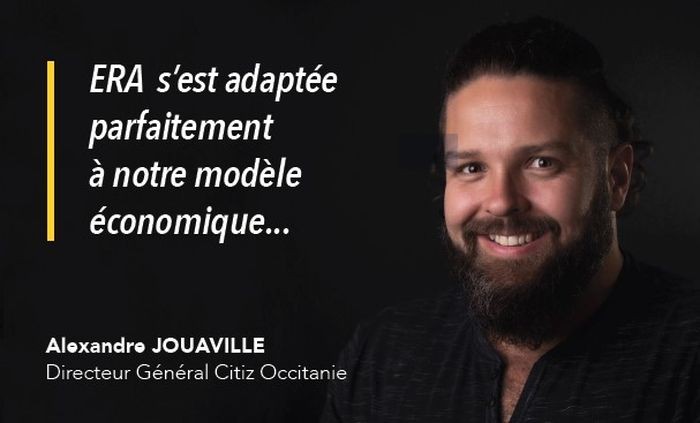 « ERA nous propose des solutions adaptées à notre modèle économique et à nos valeurs », Alexandre Jouaville (DG Citiz Occitanie)