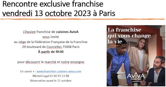 AvivA Cuisines organise trois réunions d’information pour la fin de l’année 2023