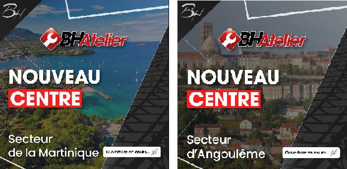 BH Atelier ouvre deux nouveaux centres à Angoulême et en Martinique