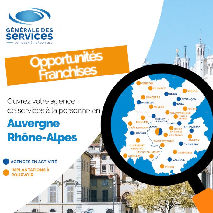 Générale des Services présente des opportunités en Auvergne-Rhône-Alpes