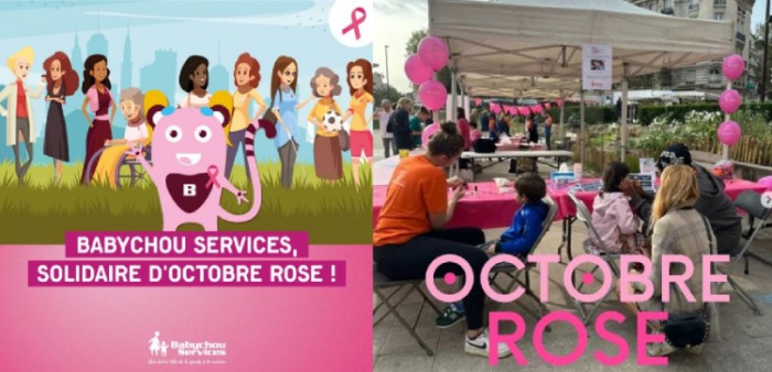 Babychou Services lance une cagnotte solidaire pour Octobre Rose
