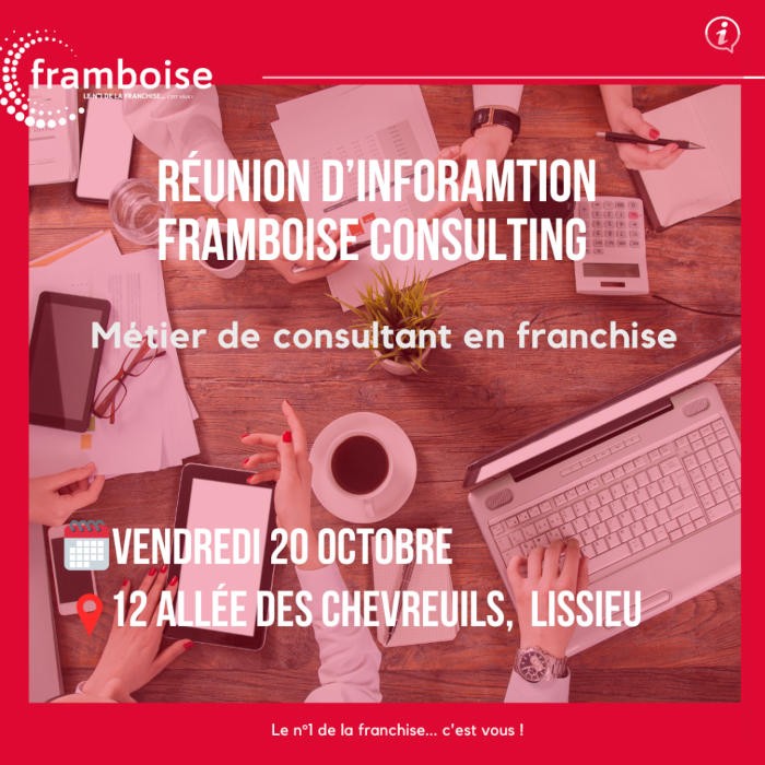 Framboise Consulting organise une réunion d’information le 20 octobre