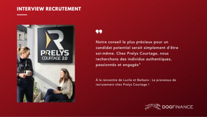 « Chez Prelys Courtage, nous recherchons des individus authentiques, passionnés et engagés », Lucile et Barbara, pôle recrutement
