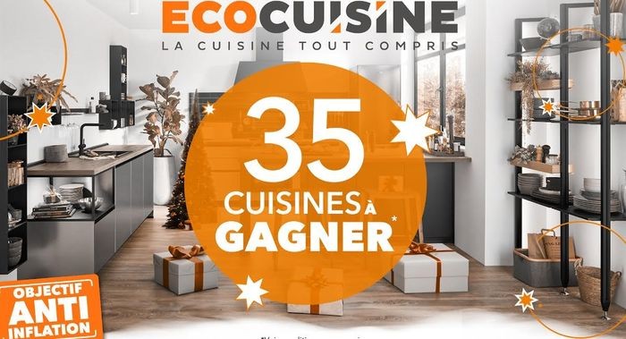 35 cuisines Ecocuisine à gagner : « Créer du flux en magasin tout en proposant un superbe cadeau de Noël ! »