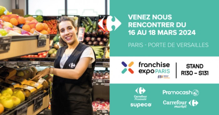 Carrefour Proximité confirme sa présence au Salon Franchise Expo Paris 2024