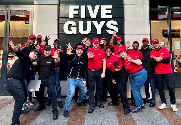Five Guys ouvre son premier restaurant 2024 à Levallois Perret