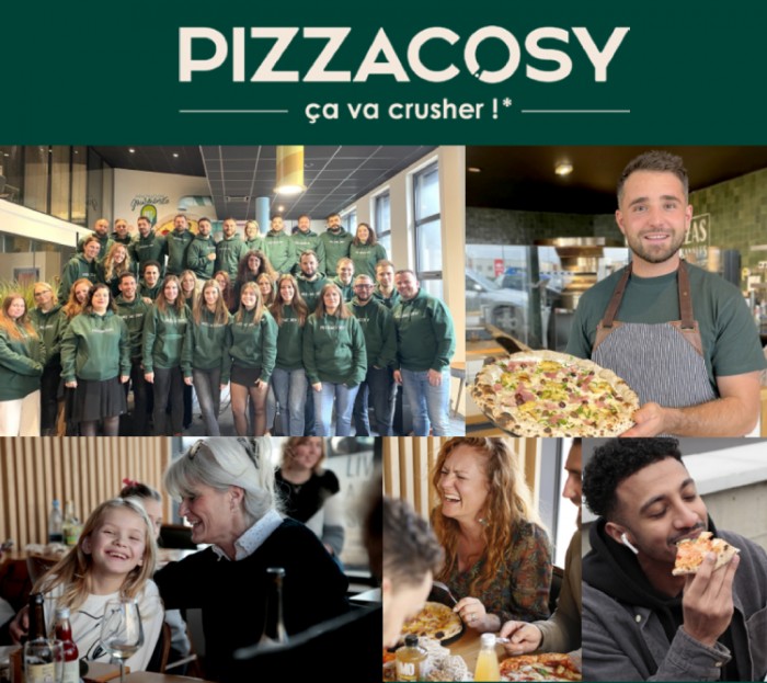 Pizza Cosy se réinvente avec une nouvelle image de marque