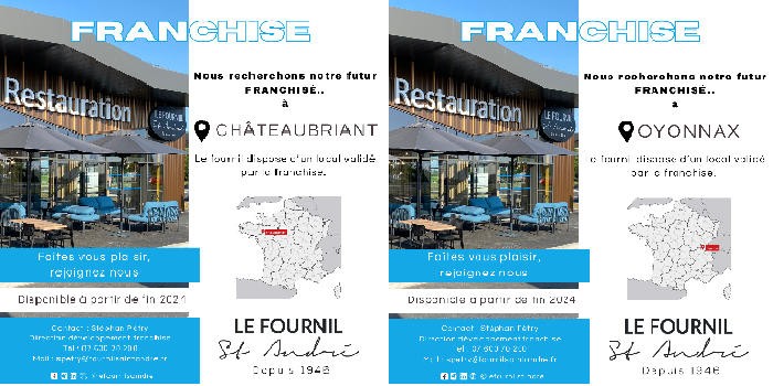 Le Fournil Saint-André recherche des partenaires à Châteaubriant et Oyonnax