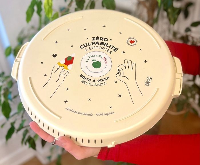 La Pizza de Nico innove avec ses boîtes à pizza réutilisables