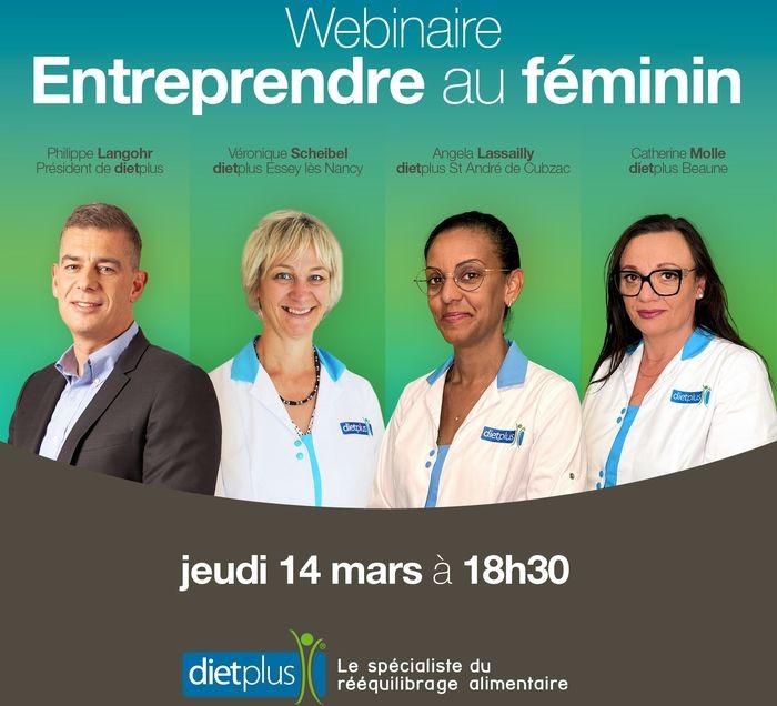 Femmes en reconversion, devenez franchisées dietplus ! - Webinaire gratuit