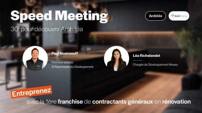 30 minutes pour découvrir la nouvelle offre Architéa