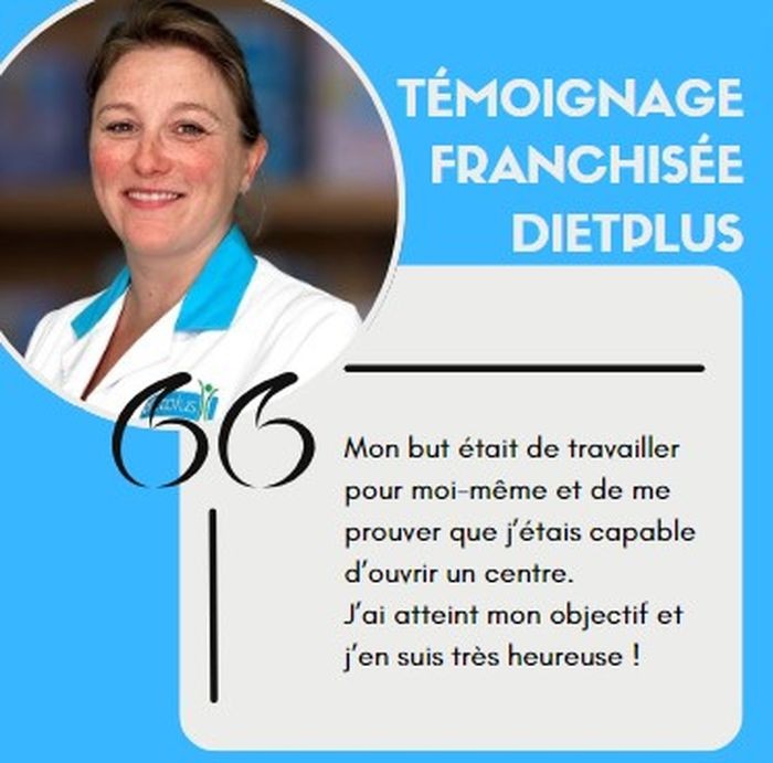 « Je voulais me prouver que j’étais capable de travailler pour moi-même ! », Nelly Menant (franchisée dietplus Vitré)