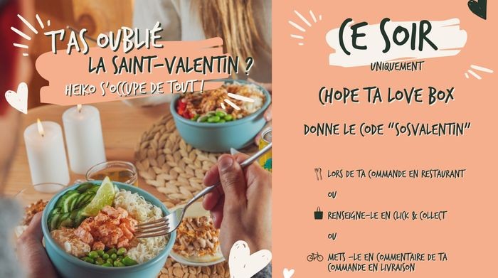 Heiko a apporté un peu d'amour à ses clients pour la Saint-Valentin 2024 !