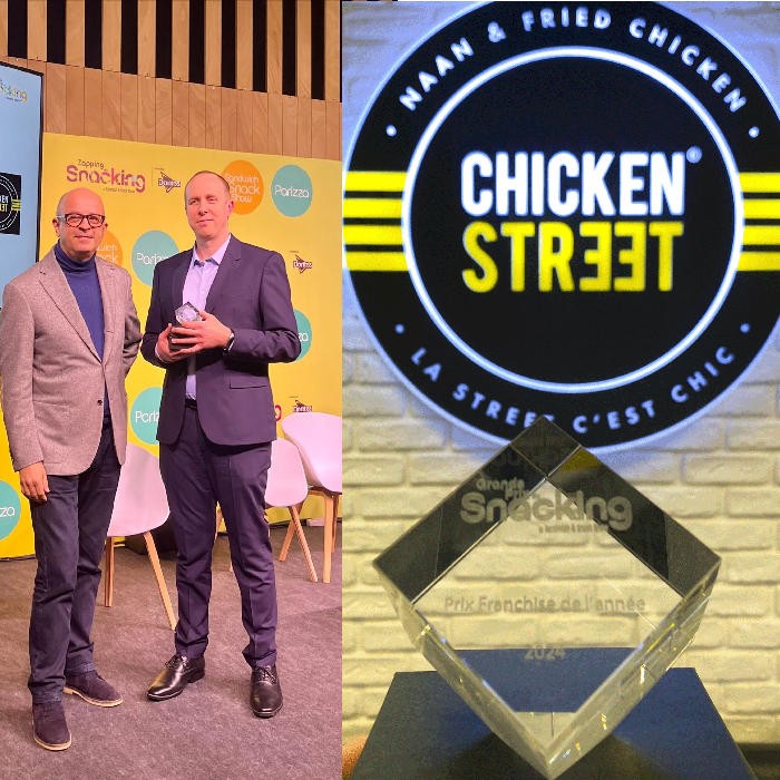 Chicken Street élue Meilleure franchise de l’année 2024