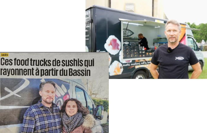 La presse locale parle de Sushi Z’n Foodtruck