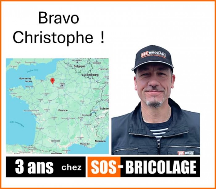 SOS BRICOLAGE : témoignage de Christophe, partenaire du réseau depuis 3 ans !