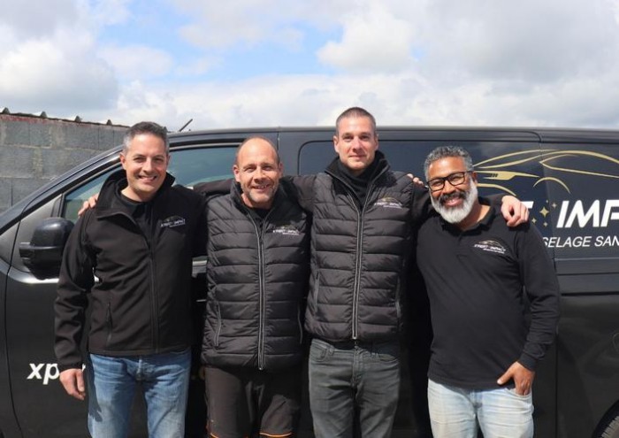 4 futurs franchisés en formation chez X’PERT Impact