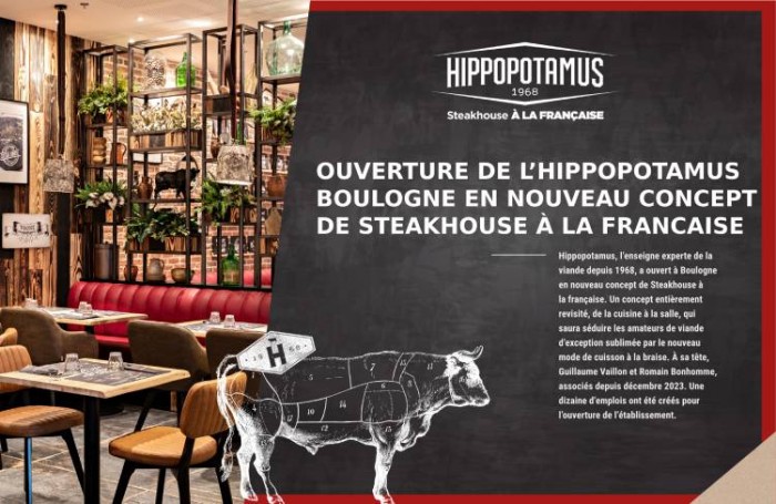 Hippopotamus Boulogne : un nouveau concept de Steakhouse à la française