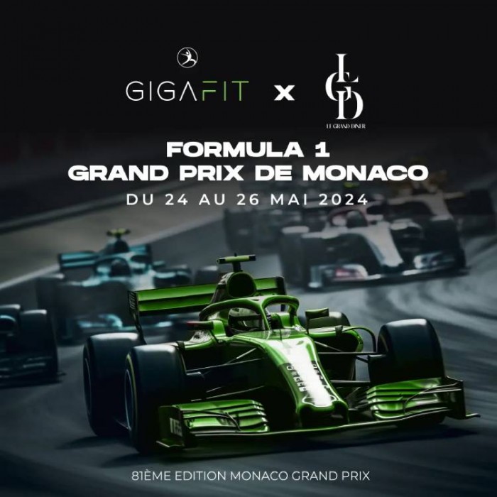 Retrouvez la team GIGAFIT au Grand Prix de Monaco en Formula 1 !